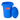 Gorilla Bin™ 50L Bin with Clip Lid - Red Gorilla - RGBIN50.BL