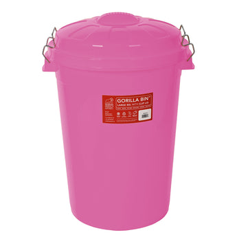 Gorilla Bin™ 80L Bin with Clip Lid - Red Gorilla - RGBIN80PK