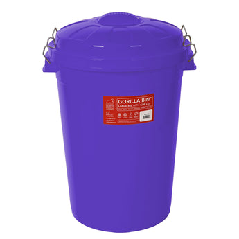 Gorilla Bin™ 80L Bin with Clip Lid - Red Gorilla - RGBIN80.P